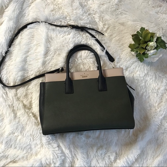 kate spade Handbags - Kate Spade Green Satchel Crossbody Purse Bag Tote